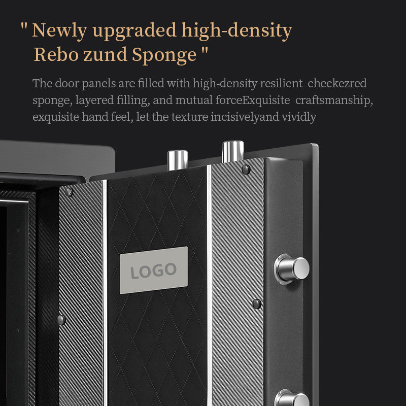 Embers Luxury Watch Winder Safe Cabinet Solid Wood Box Anti-theft LCD Touch Screen Leather Jewelry Strongbox With Fingerprint unlock